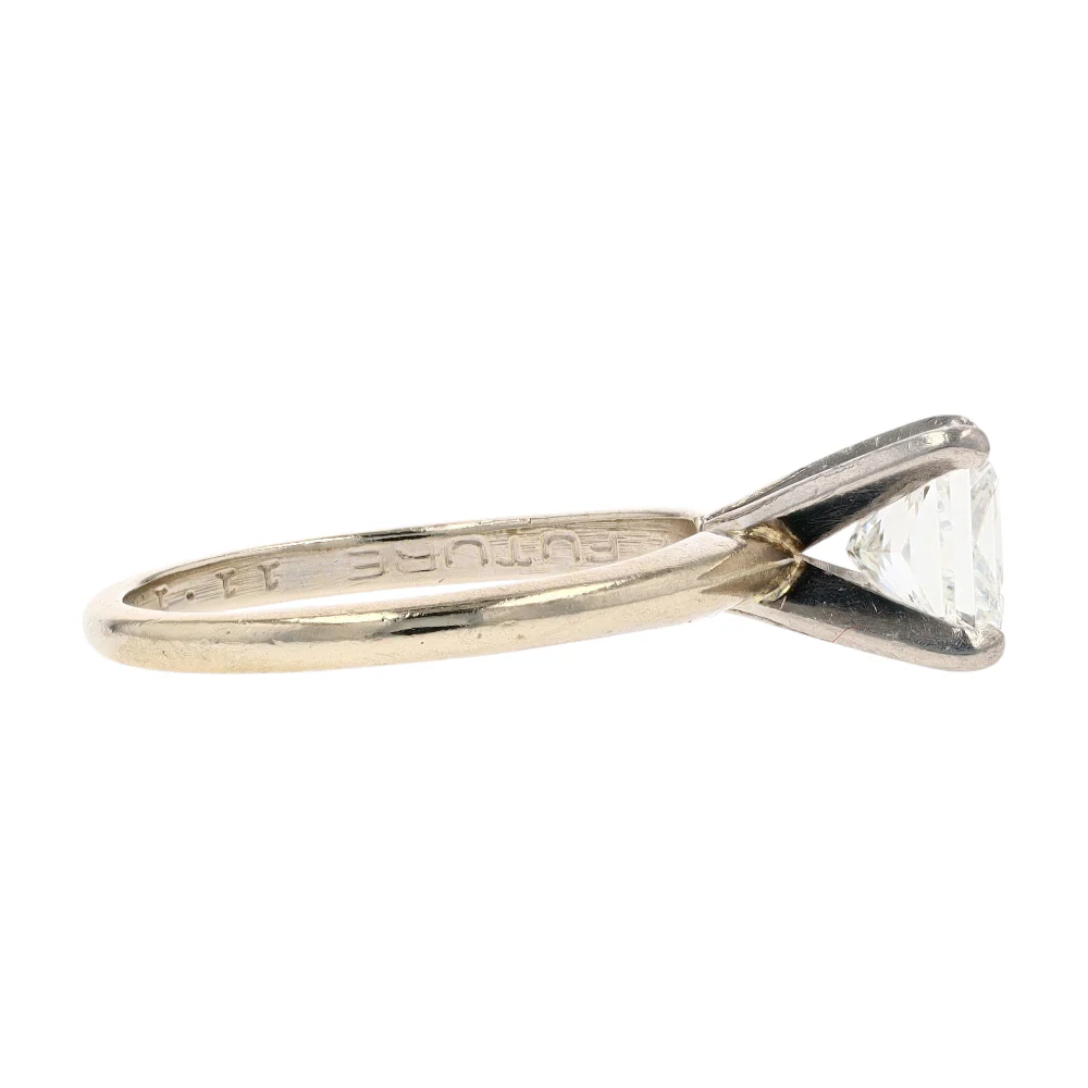 9/10 ctw 14K White Gold Diamond Engagement Ring - Image 4