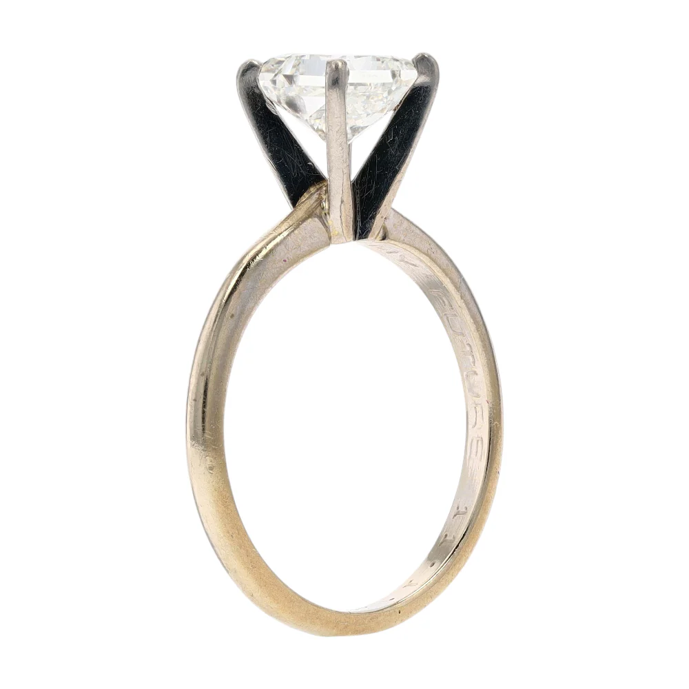 9/10 ctw 14K White Gold Diamond Engagement Ring - Image 5