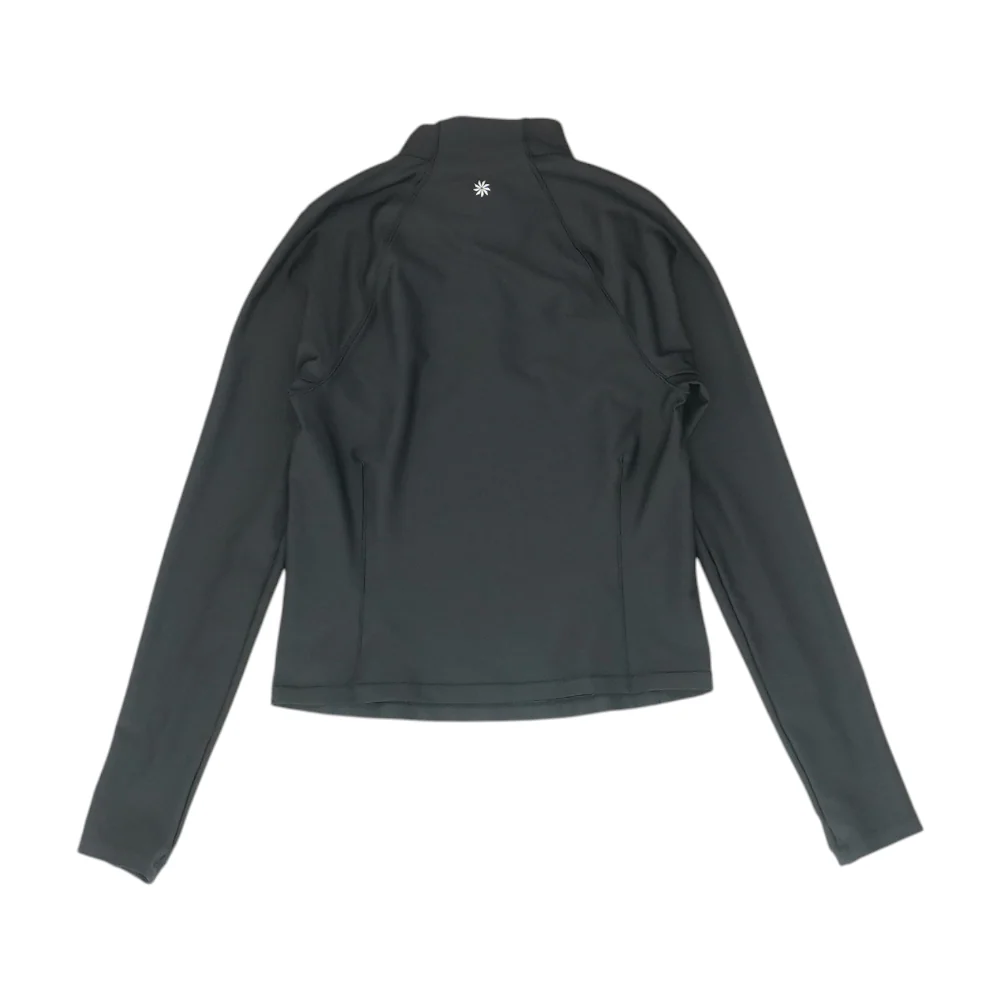 Black Solid 1/4 Zip Pullover - Image 2