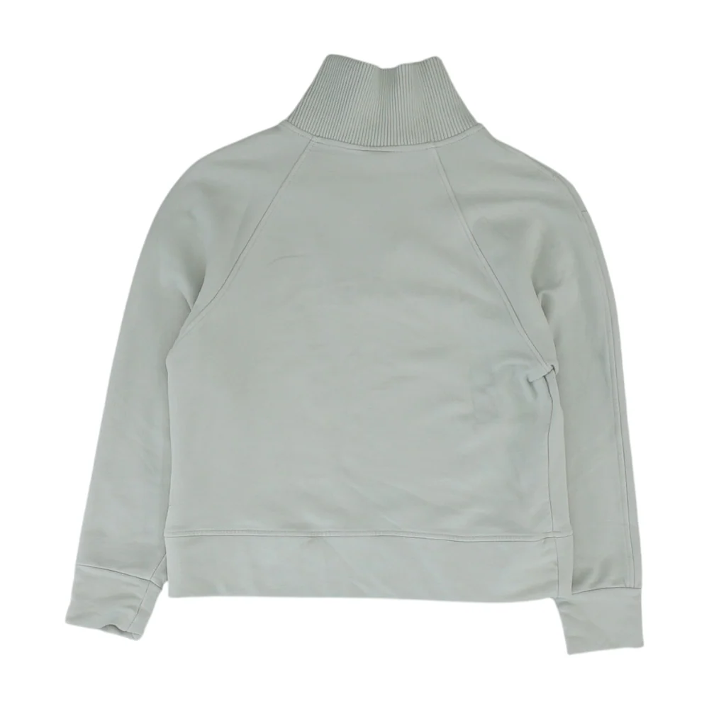 Green Solid 1/4 Zip Pullover - Image 2