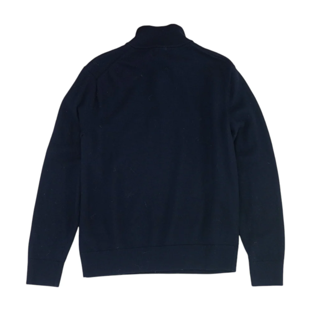 Navy 1/4 Zip Sweater - Image 2