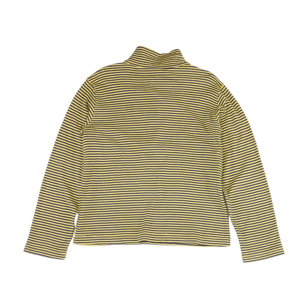 Navy Striped 1/4 Zip Pullover - Image 2