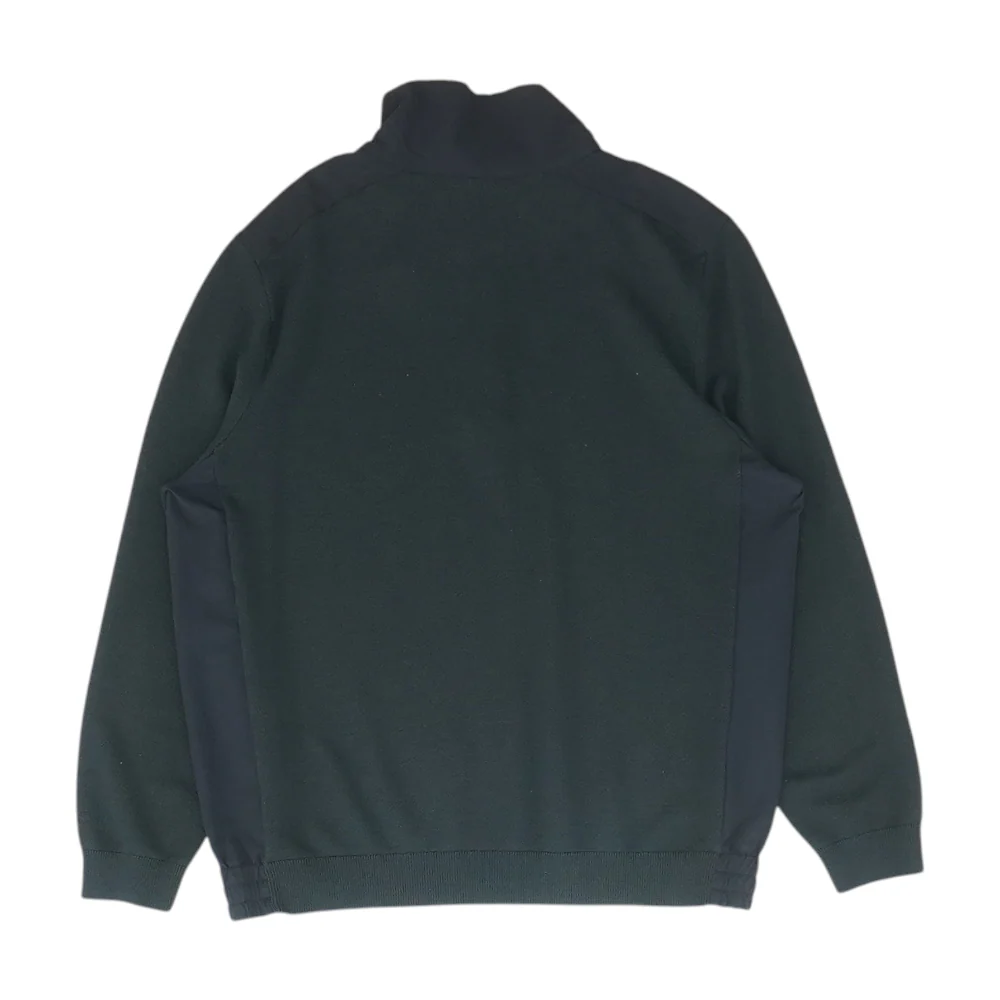 Navy Solid 1/4 Zip Pullover - Image 2
