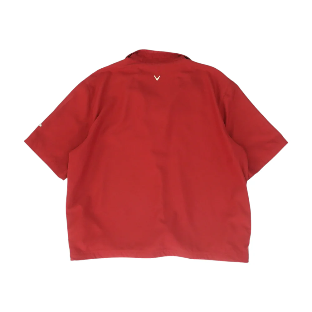Vintage Red Solid 1/4 Zip Pullover - Image 2