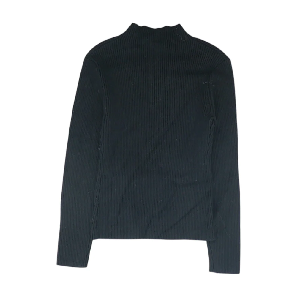 Black 1/4 Zip Sweater - Image 2