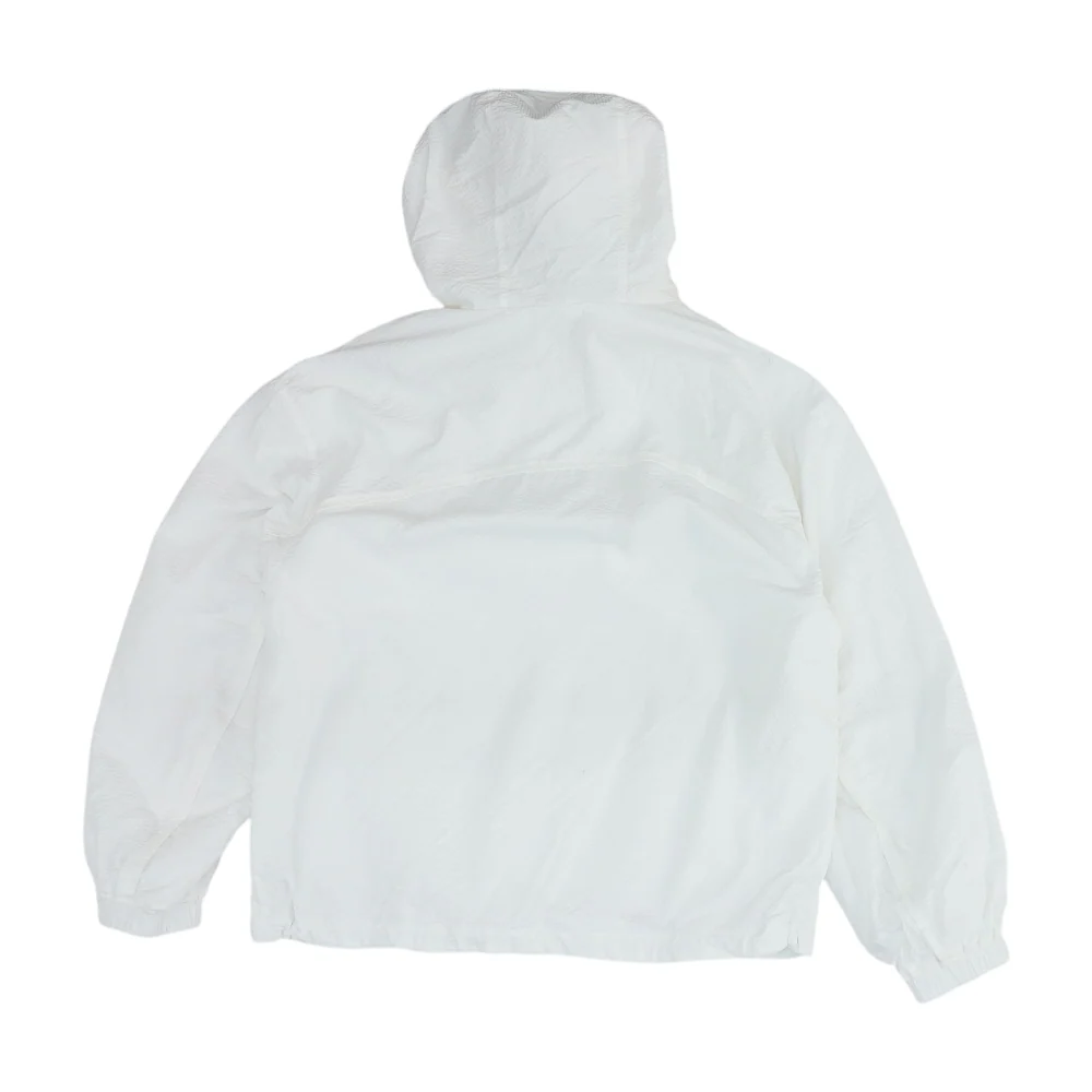 White Solid 1/4 Zip Pullover - Image 2