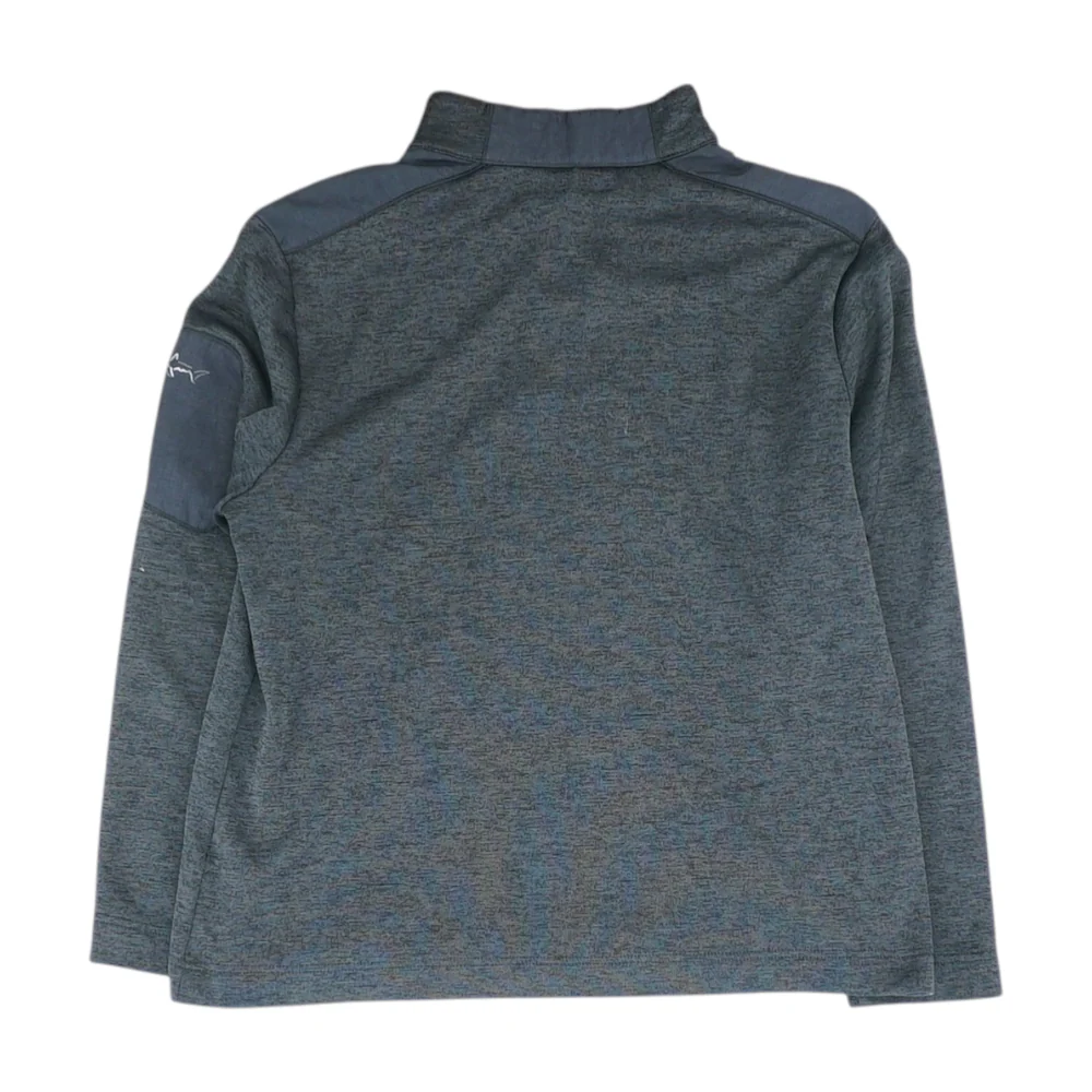 Black Solid 1/4 Zip Pullover - Image 2
