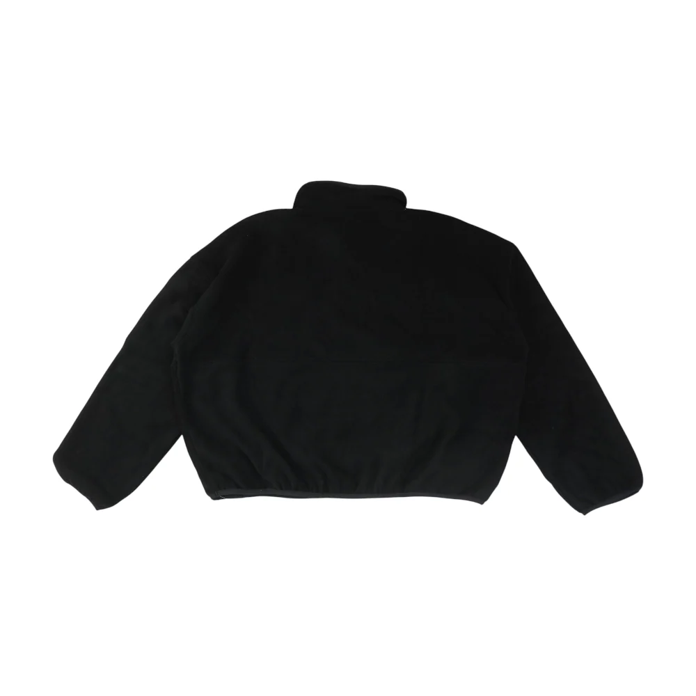 Black Solid 1/4 Zip Pullover - Image 2