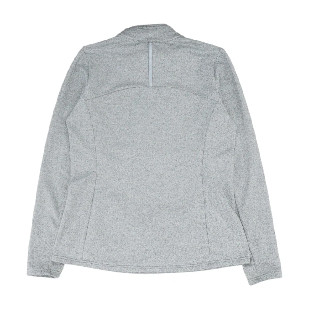 Gray Chevron 1/4 Zip Pullover - Image 2