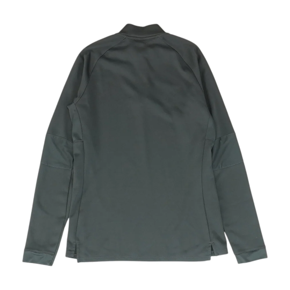 Gray Solid 1/4 Zip Pullover - Image 2