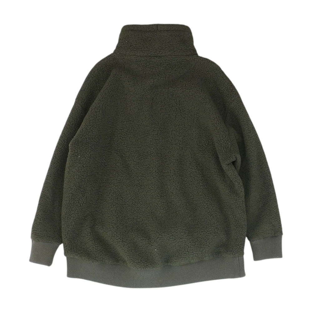 Olive Solid 1/4 Zip Pullover - Image 2