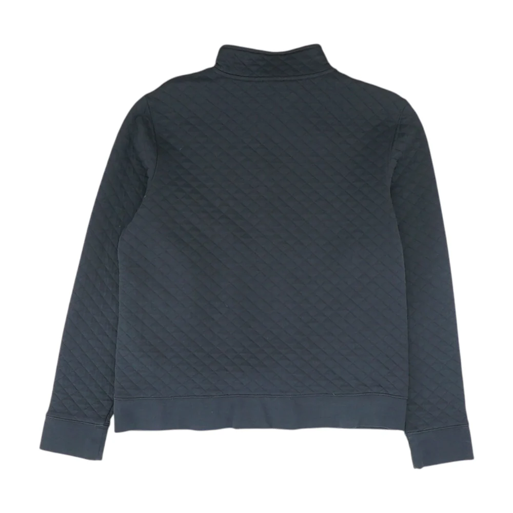 Black Solid 1/4 Zip Pullover - Image 2