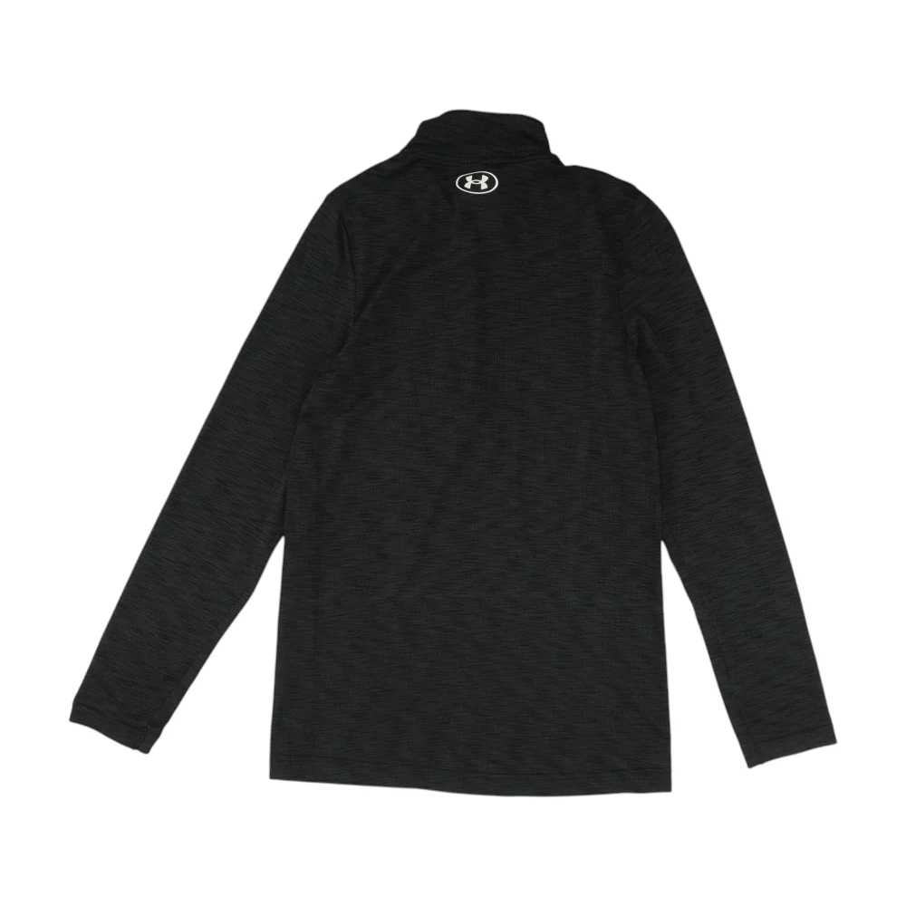Black Solid 1/4 Zip Pullover - Image 2