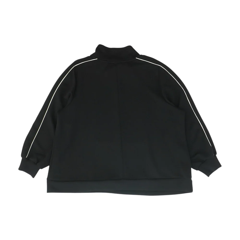 Black Plus Solid 1/4 Zip Pullover - Image 2