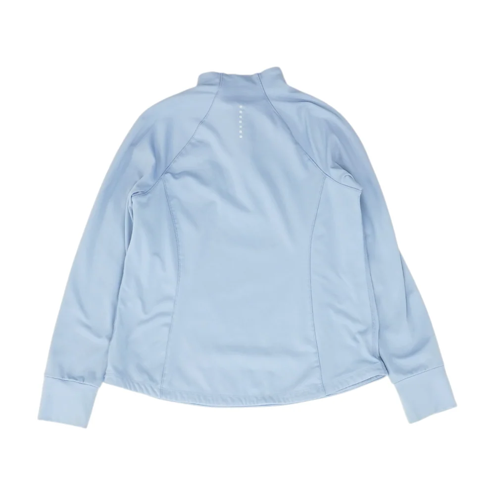 Blue Solid 1/4 Zip Pullover - Image 2