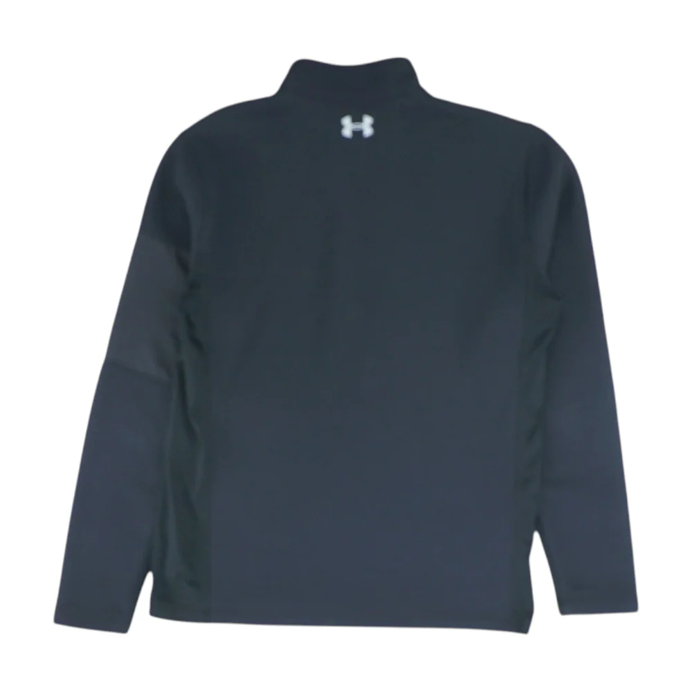 Black Solid 1/4 Zip Pullover - Image 2