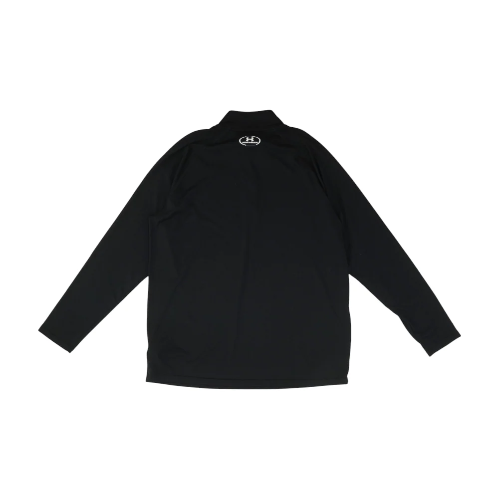 Black Solid 1/4 Zip Pullover - Image 2
