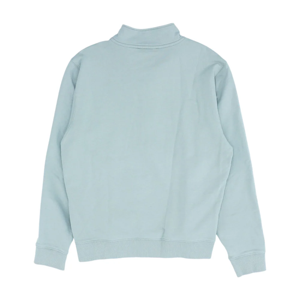 Gray Solid 1/4 Zip Pullover - Image 2