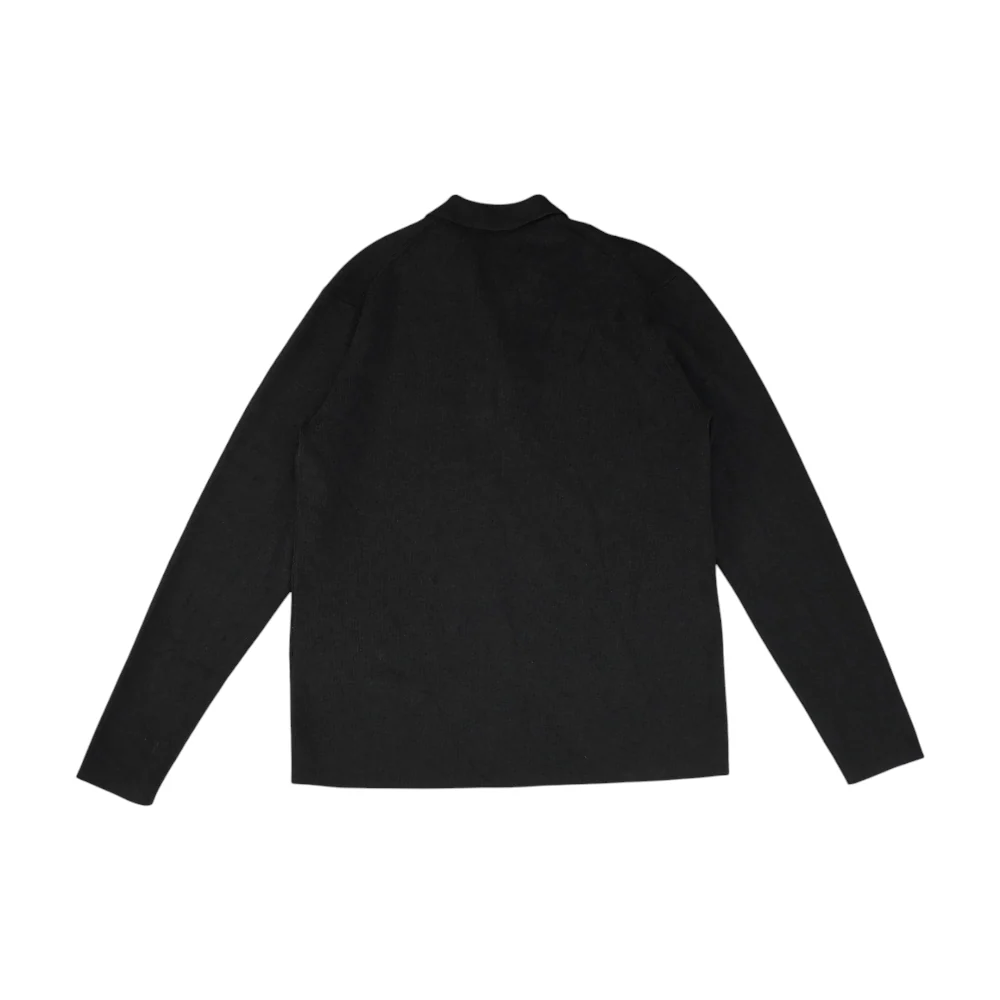 Gray Solid 1/4 Zip Pullover - Image 2