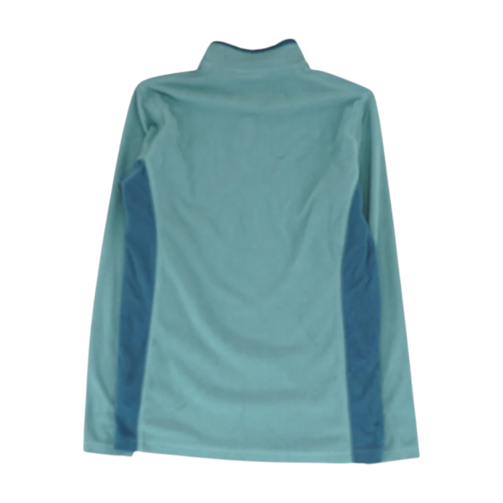 Green Solid 1/4 Zip Pullover - Image 2