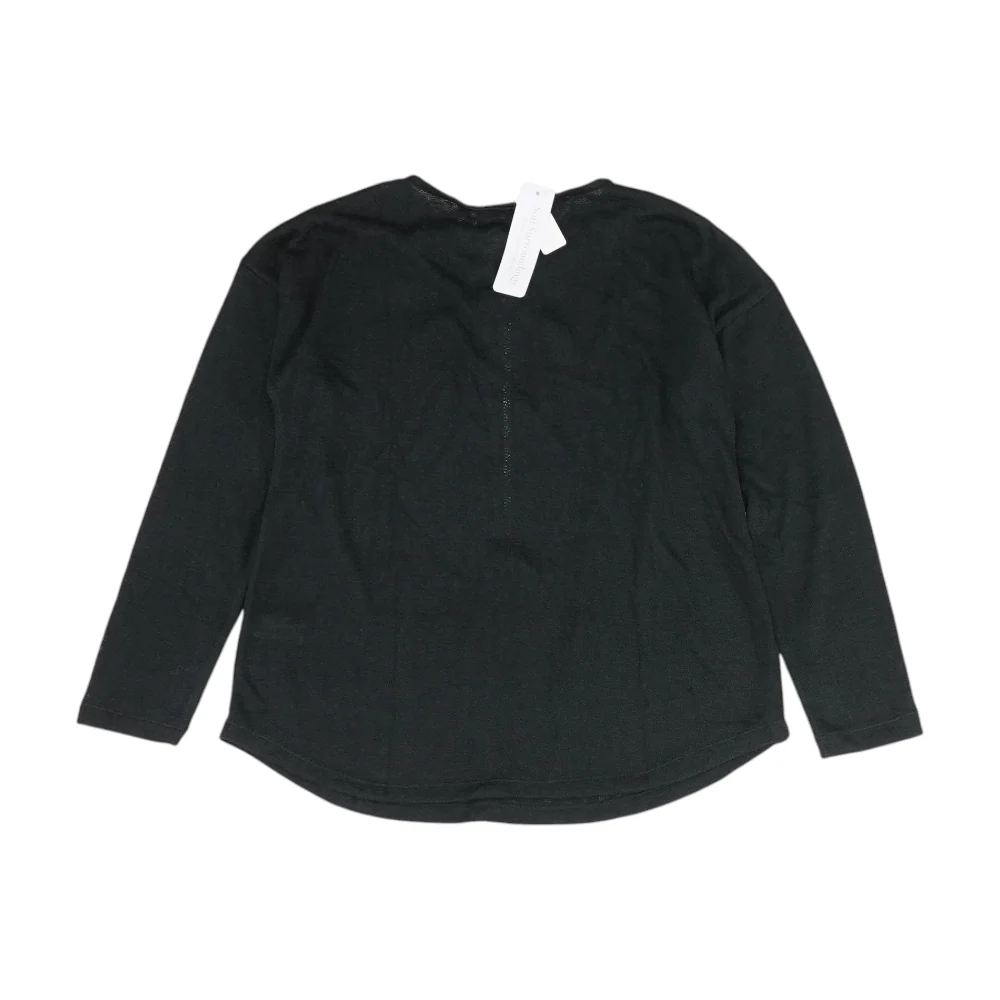 Black Petite 1/4 Zip Sweater - Image 2