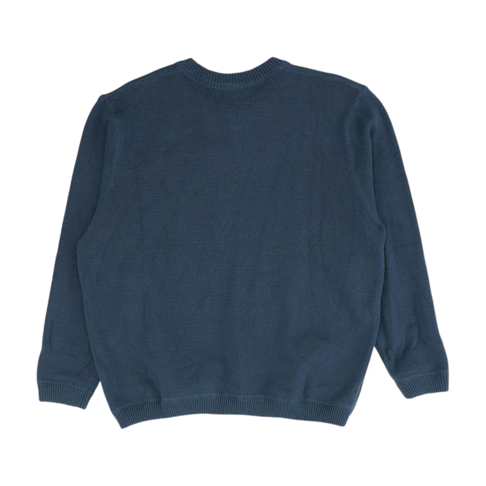 Navy 1/4 Zip Sweater - Image 2