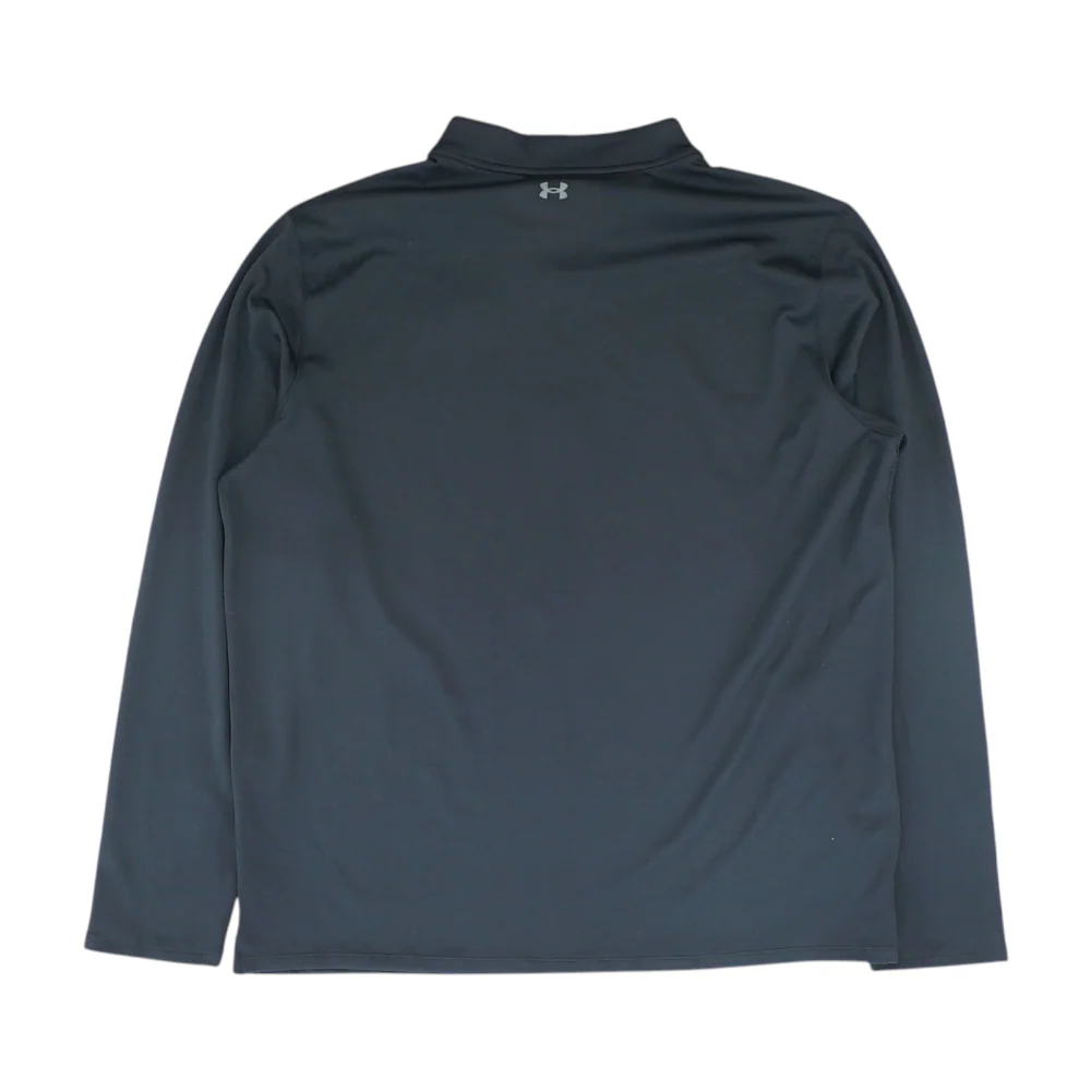 Black Solid 1/4 Zip Pullover - Image 2