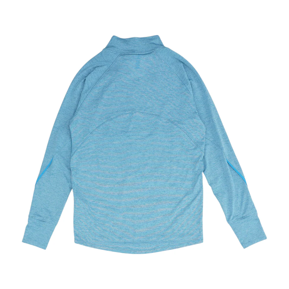 Blue Solid 1/4 Zip Pullover - Image 2