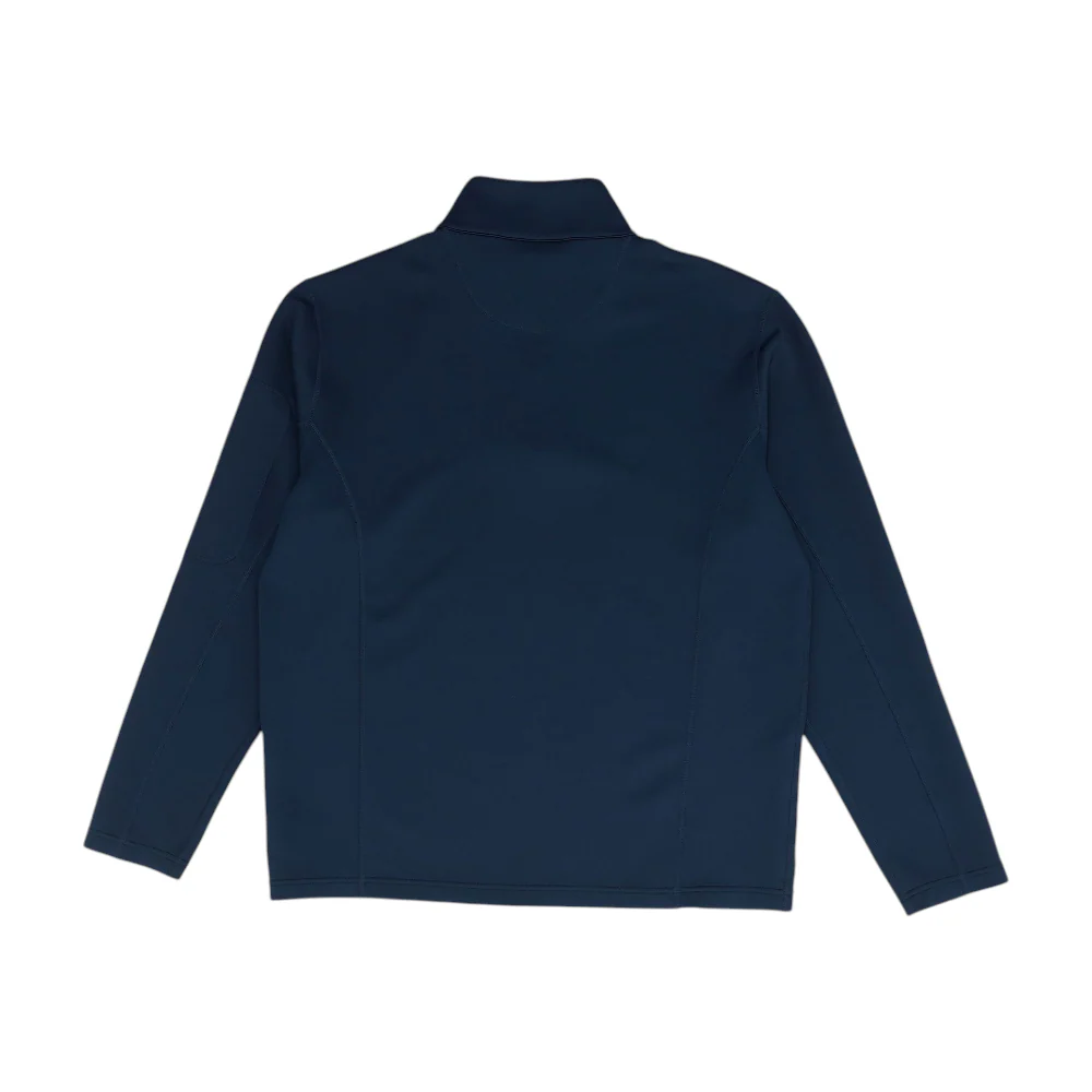 Navy Solid 1/4 Zip Pullover - Image 2