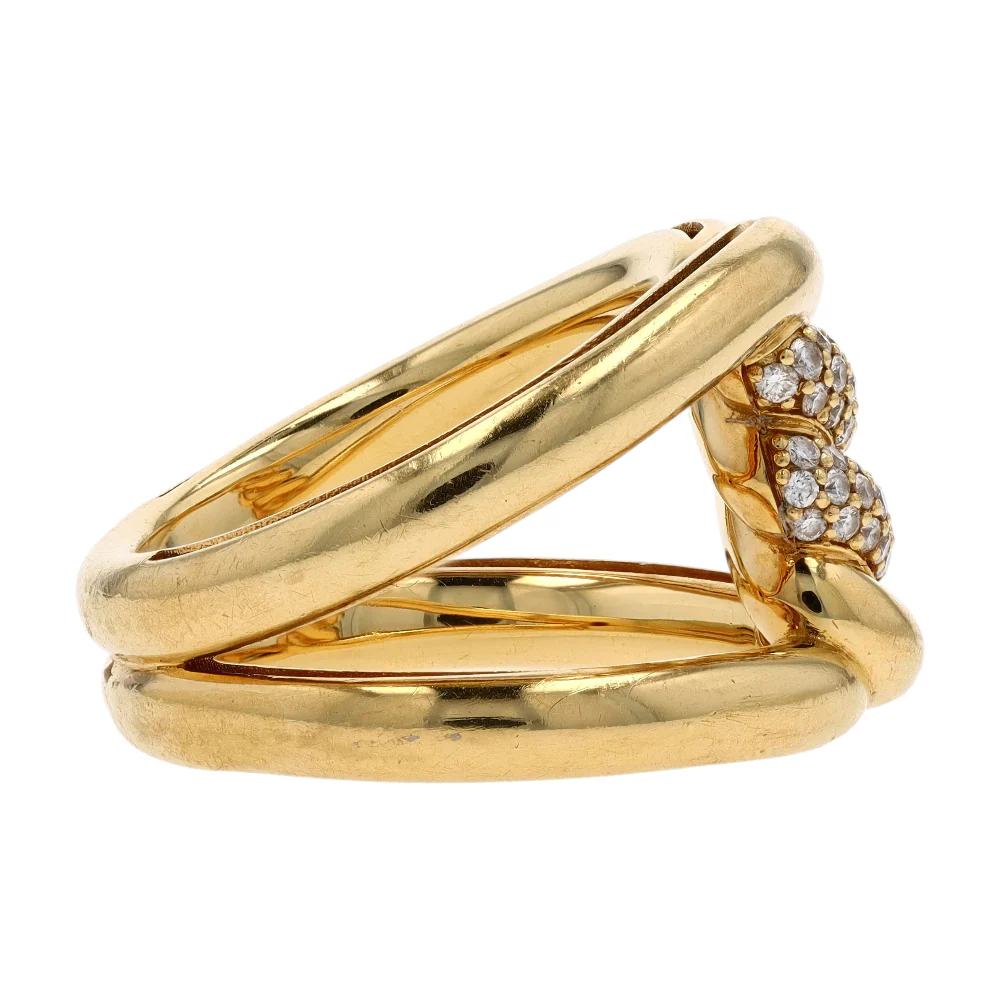 1/5 ctw 18K Yellow Gold Diamond Fashion Ring - Image 4