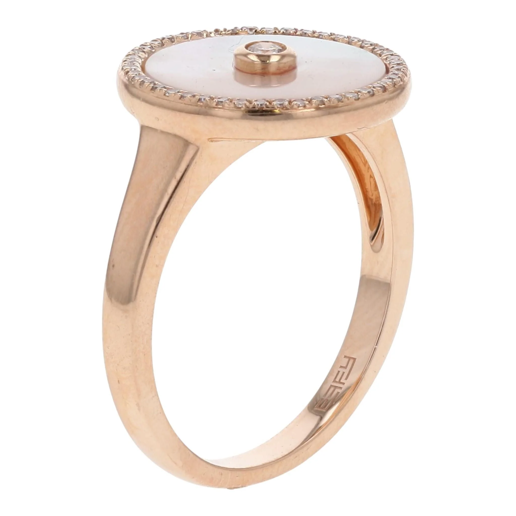 1/10 ctw 14K Rose Gold Statement Ring - Image 5