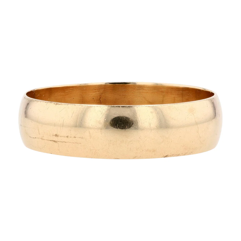 10K Yellow Gold Band Ring - Image 2