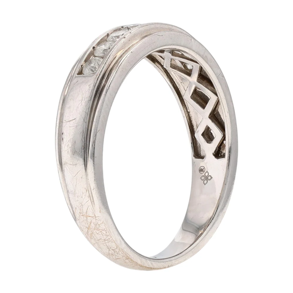 .40 ctw 10K White Gold Diamond Band Ring - Image 10