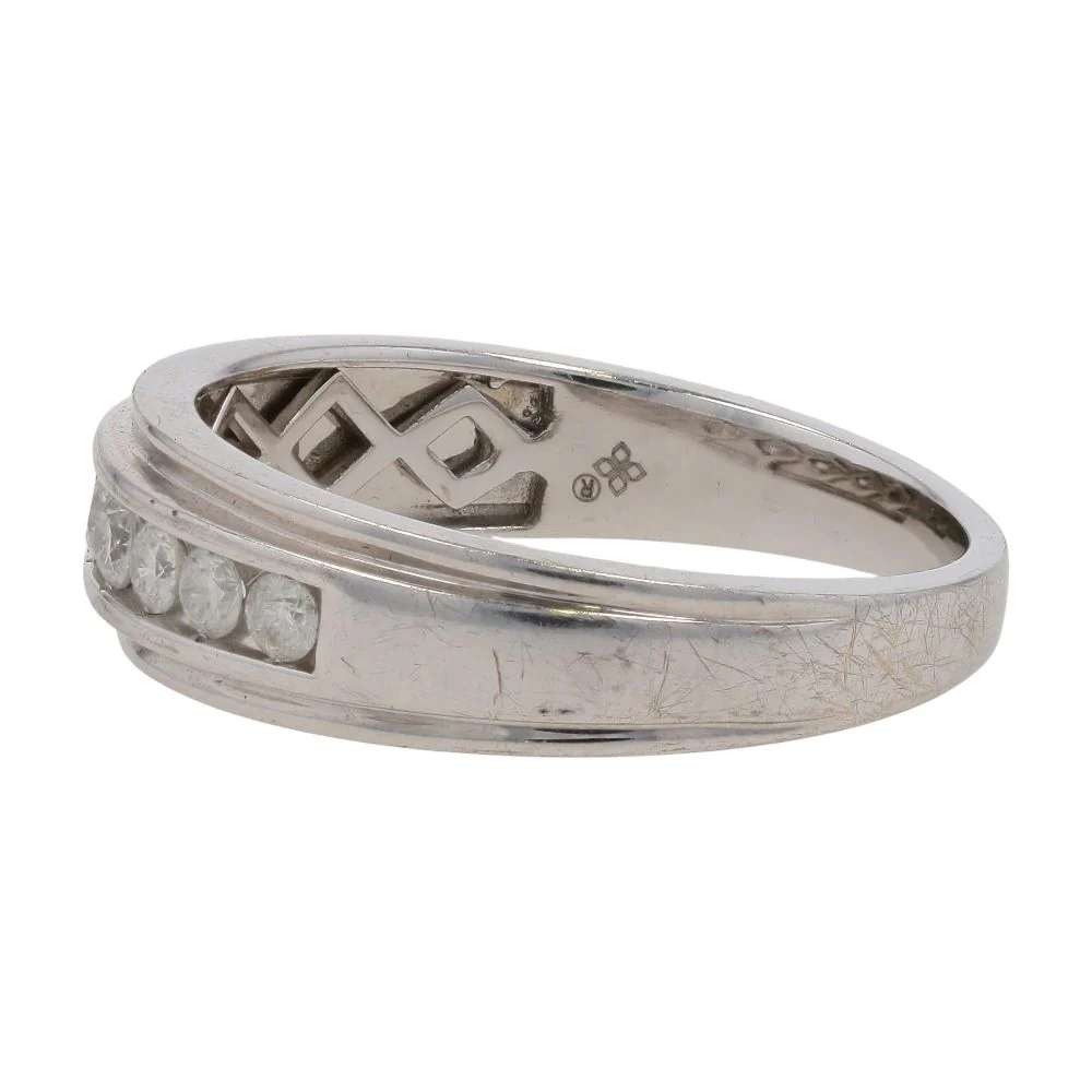 .40 ctw 10K White Gold Diamond Band Ring - Image 2