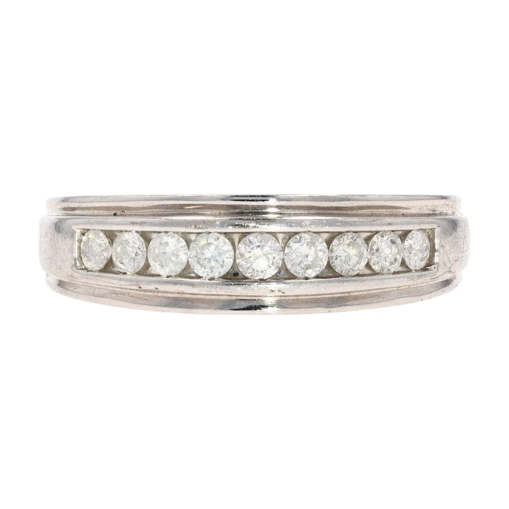 .40 ctw 10K White Gold Diamond Band Ring - Image 6