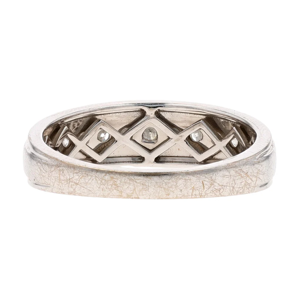 .40 ctw 10K White Gold Diamond Band Ring - Image 8