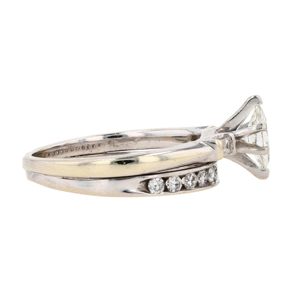 1/2 ctw 10K White Gold Diamond Engagement Ring - Image 4