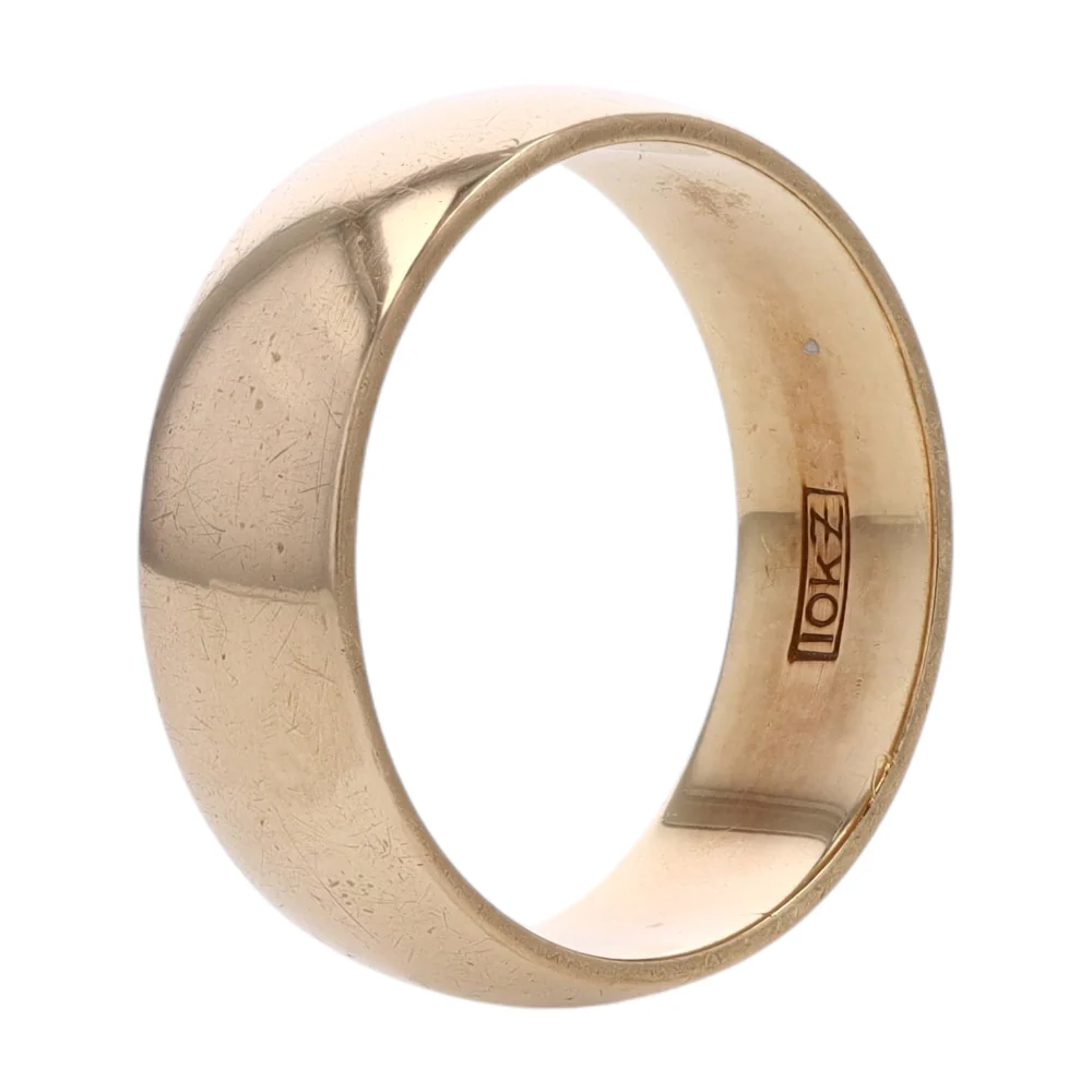 10K Yellow Gold Band Ring - Image 3