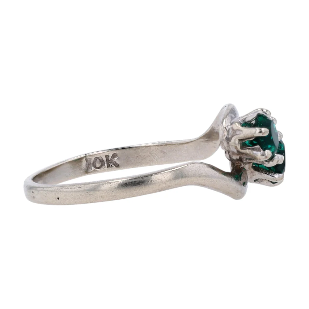 10K White Gold Fashion Ring - Image 4