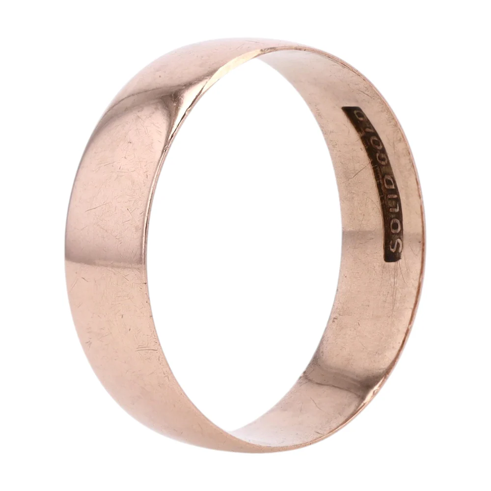 10K Rose Gold Band Ring - Image 3