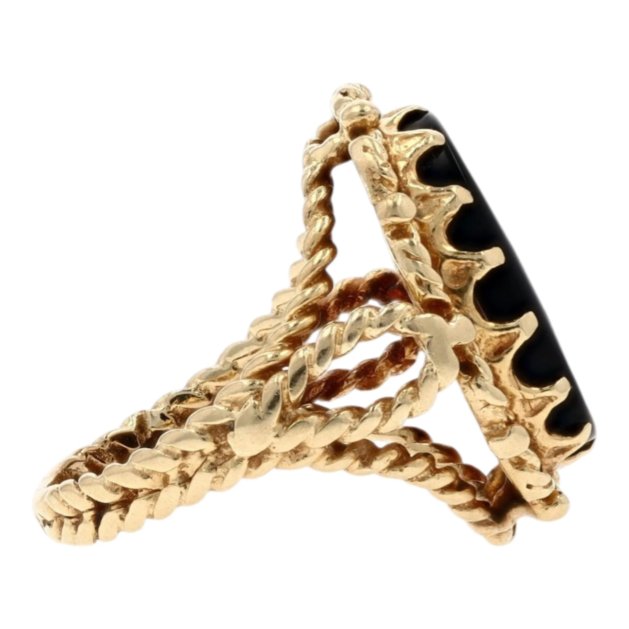 14K Yellow Gold Fashion Ring - Image 4