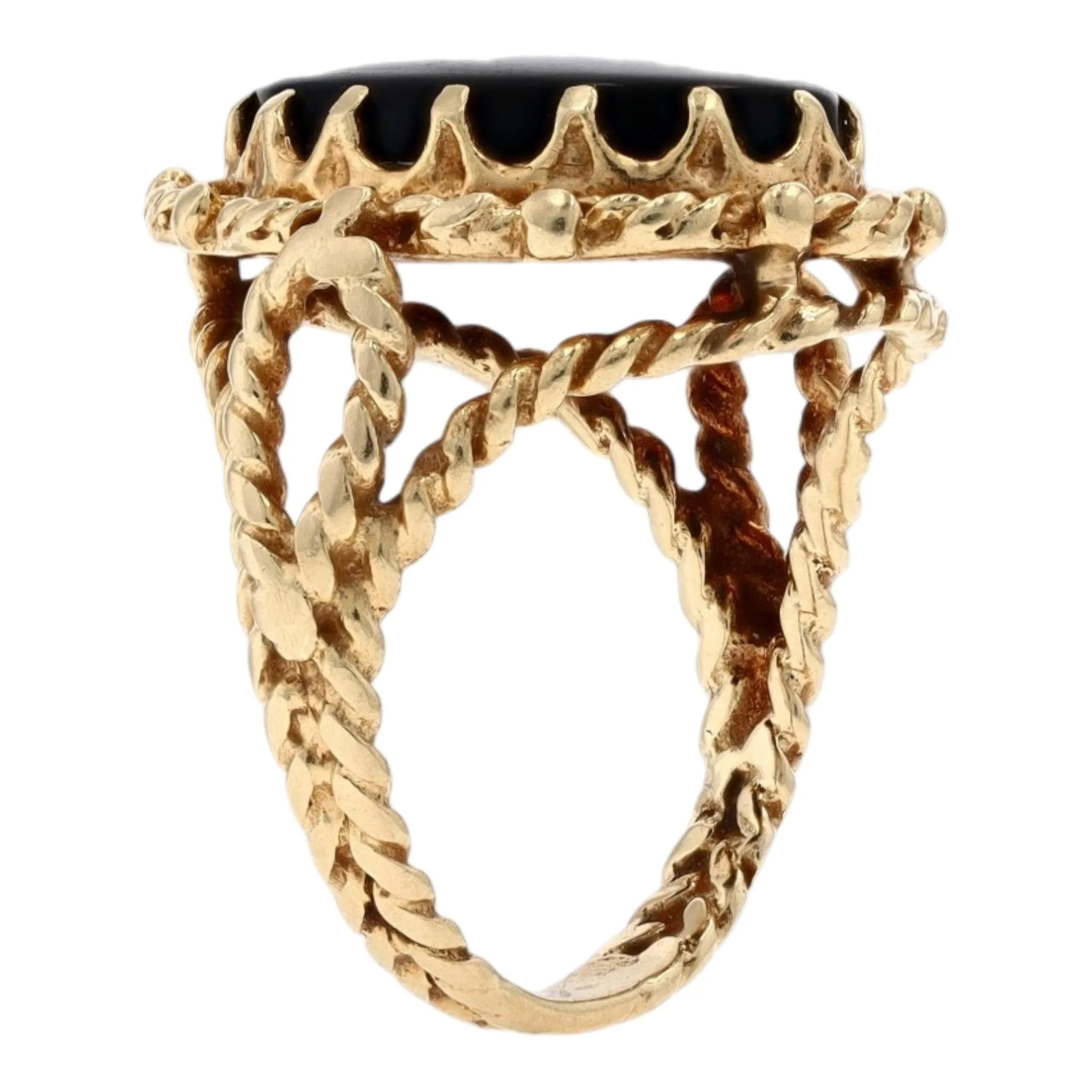 14K Yellow Gold Fashion Ring - Image 5