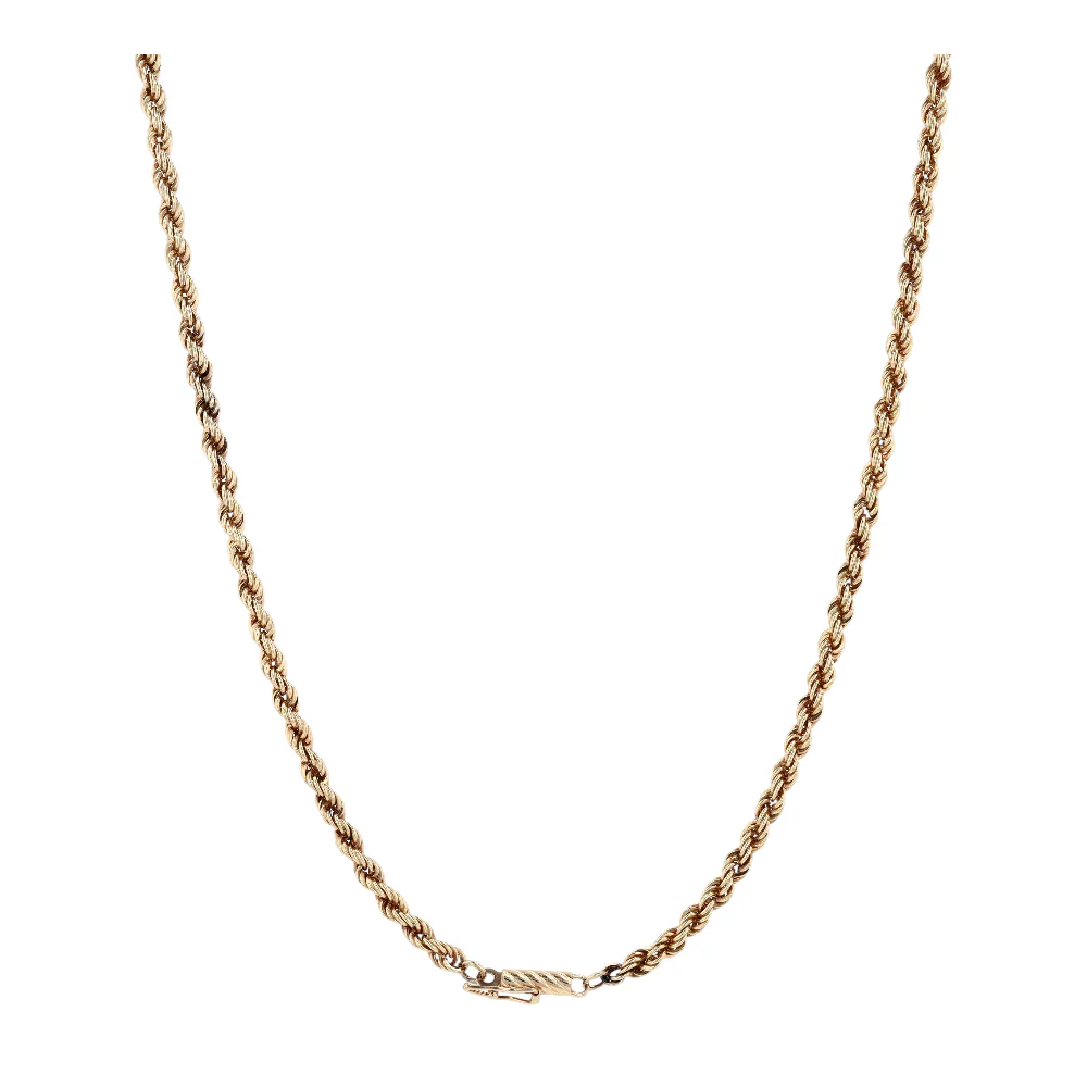 14K Yellow Gold Chain Necklace - Image 2