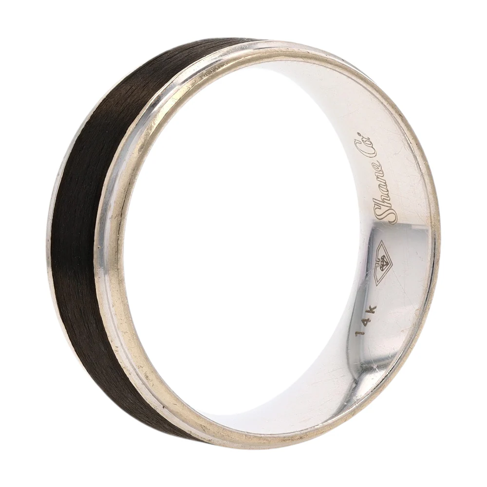 14K White Gold Band Ring - Image 3