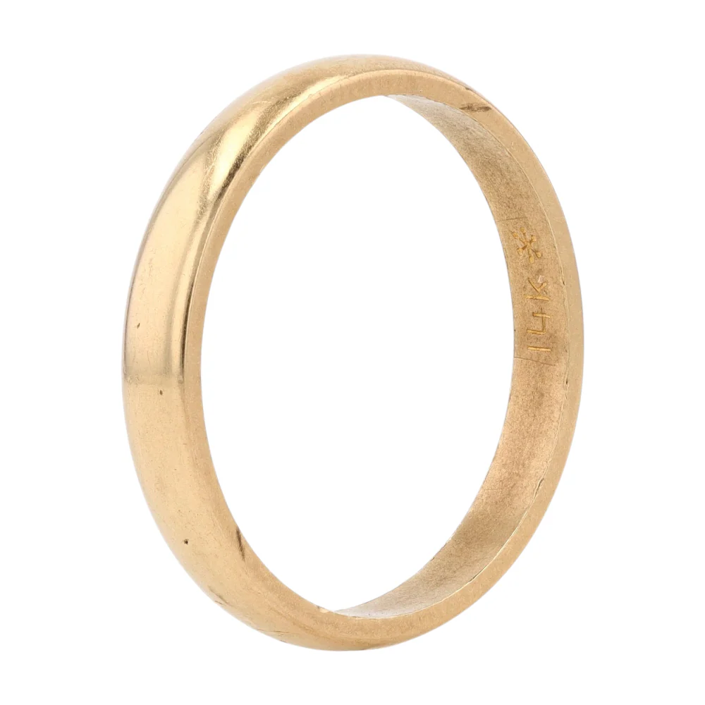 14K Yellow Gold Band Ring - Image 3