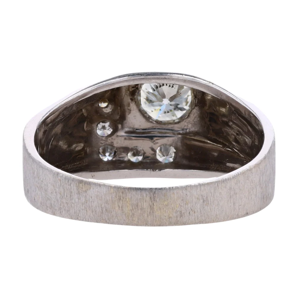 9/10 ctw 14K White Gold Diamond Fashion Ring - Image 3