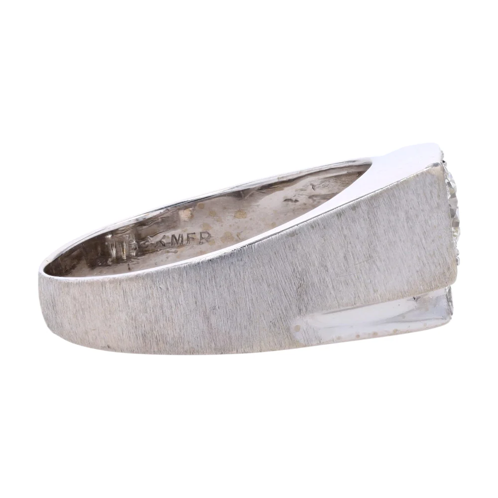 9/10 ctw 14K White Gold Diamond Fashion Ring - Image 4