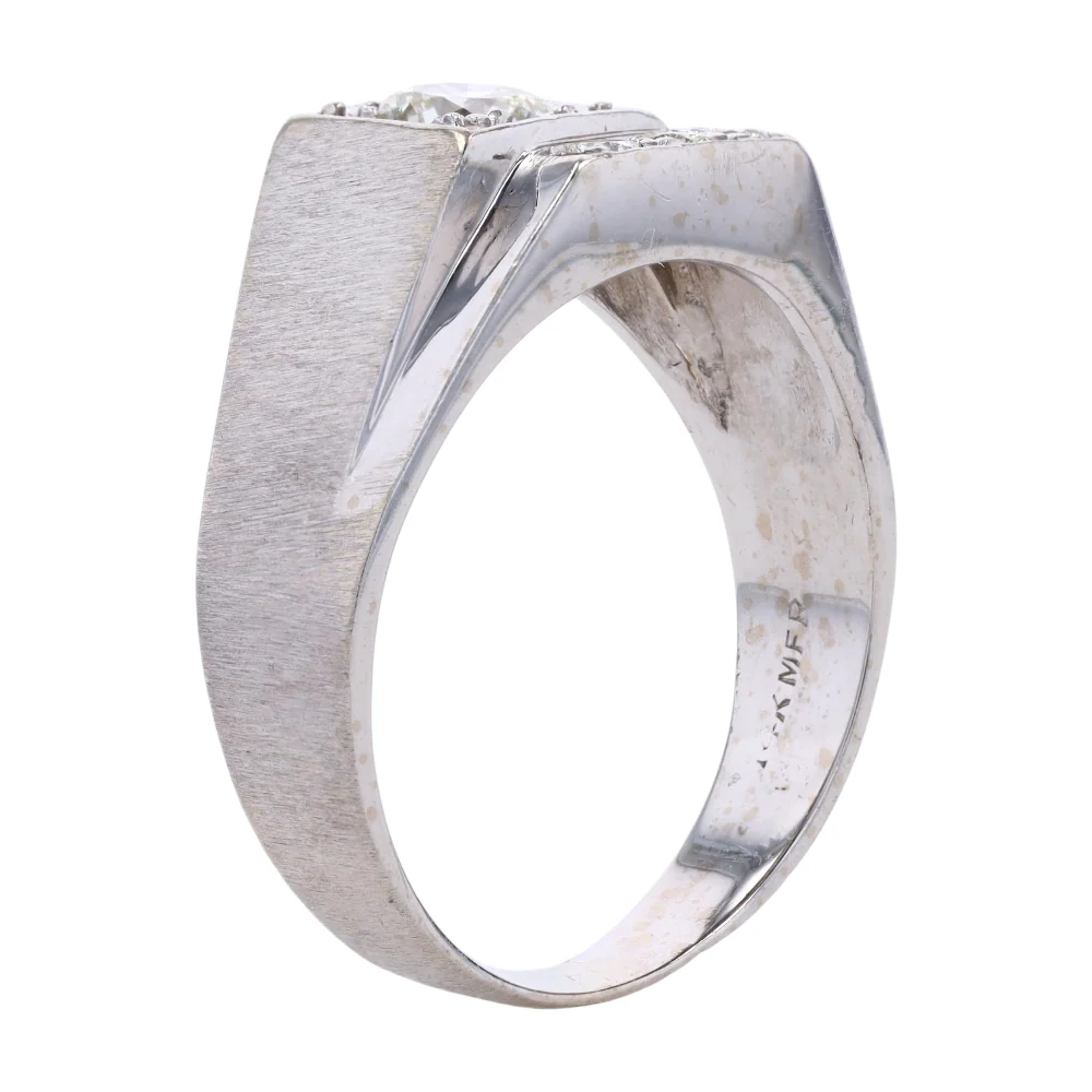 9/10 ctw 14K White Gold Diamond Fashion Ring - Image 5