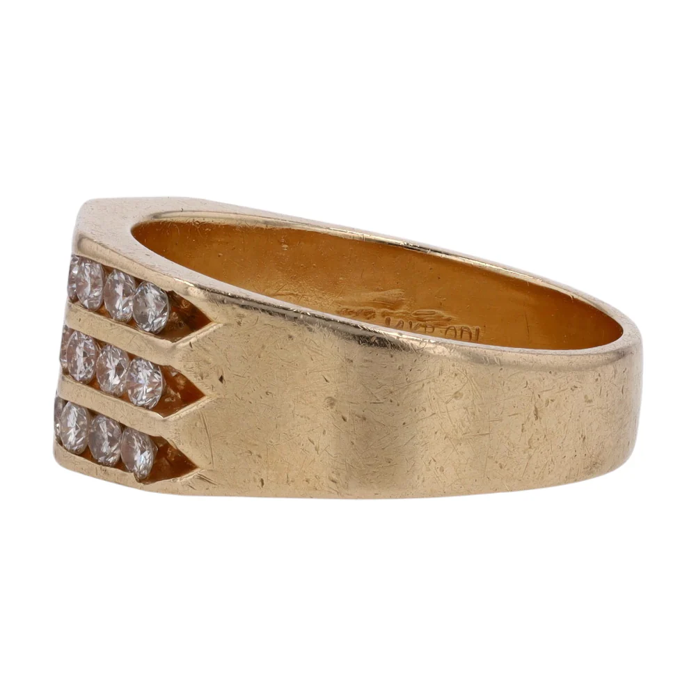3/4 ctw 14K Yellow Gold Diamond Band Ring - Image 2