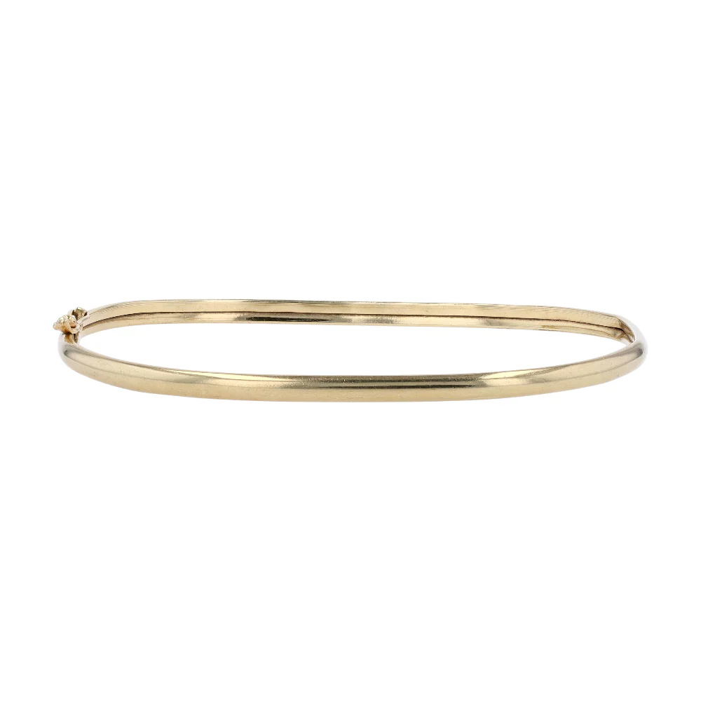 14K Yellow Gold Bangle Bracelet - Image 2